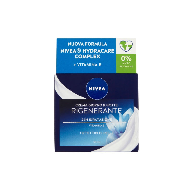 NIVEA ΚΡΕΜΑ ΠΡΟΣΩΠΟΥ ΠΡΩΙ & ΒΡΑΔΥ 50ml ΓΙΑ ΟΛΟΥΣ ΤΟΥΣ ΤΥΠΟΥΣ