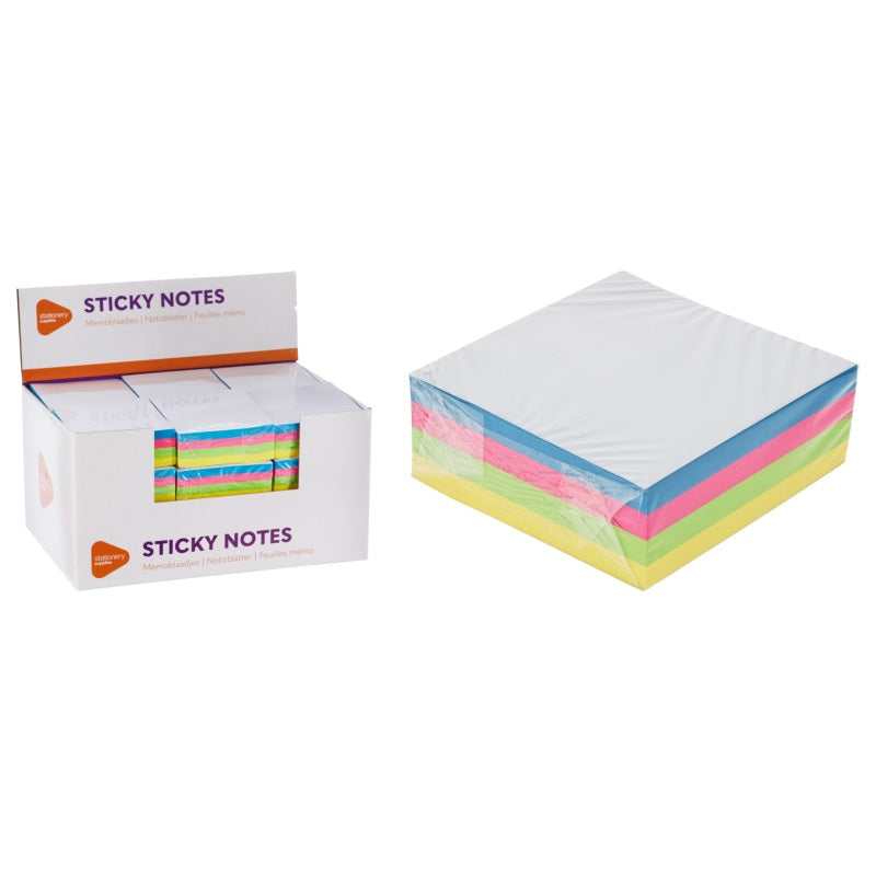 ΧΑΡΤΑΚΙΑ ΣΗΜΕΙΩΣΕΩΝ ΑΥΤΟΚΟΛΛΗΤΑ ΧΡΩΜΑΤΙΣΤΑ 7.6x7.6cm 300Φ