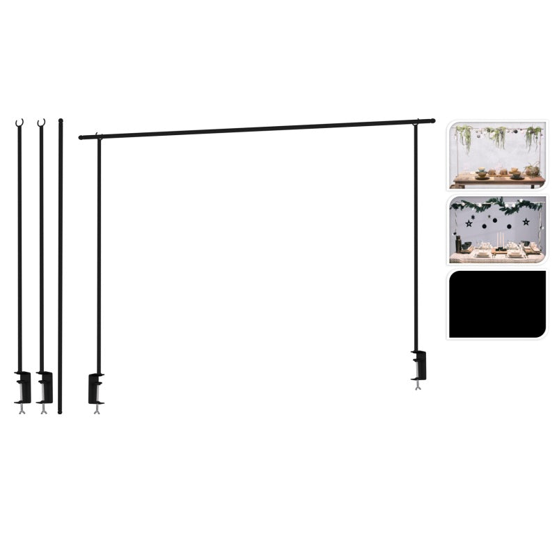 ΡΑΒΔΟΣ ΔΙΑΚΟΣΜΗΣΗΣ ΜΕΤΑΛΛΙΚΗ ΕΠΙΤΡΑΠΕΖΙΑ ΜΕ ΣΦΙΓΚΤΗΡΑ ΤΡΑΠΕΖΙΟΥ