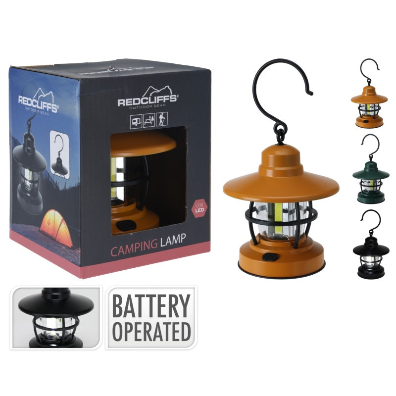 ΦΑΝΑΡΙ CAMPING LED ΜΠΑΤΑΡΙΑΣ 10x12cm RED CLIFFS