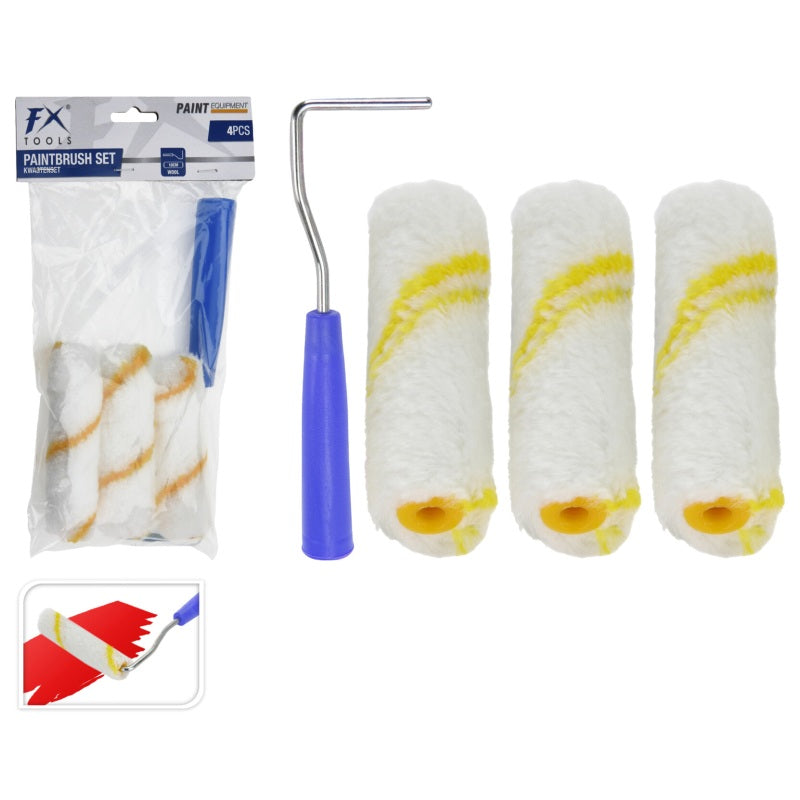 ΡΟΛΟ ΒΑΨΙΜΑΤΟΣ ΣΤΕΝΟ 10εκ ΜΕ 2 ΑΝΤΑΛΛΑΚΤΙΚΑ FX TOOLS