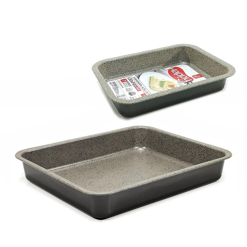 ΤΑΨΙ ΟΡΘΟΓΩΝΙΟ ΑΛΟΥΜΙΝΙΟΥ ΑΝΤΙΟΚΟΛΛΗΤΙΚΟ 30x22x5cm GUSTO CASA