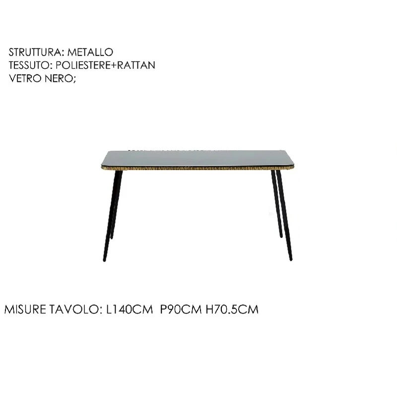ΤΡΑΠΕΖΙ ΜΕΤΑΛΛΙΚΟ 140x90x70cm