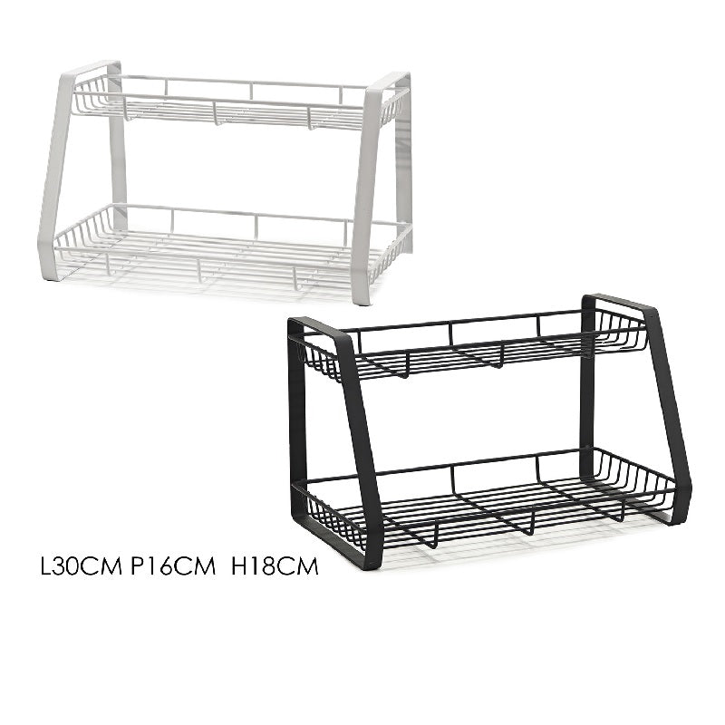 ΡΑΦΙΕΡΑ ΠΑΓΚΟΥ 2 ΘΕΣΕΩΝ ΜΕΤΑΛΛΙΚΗ 30x16x18cm