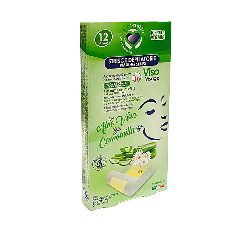 SETABLU ΤΑΙΝΙΕΣ ΑΠΟΤΡIΧΩΣΗΣ ΠΡΟΣΩΠΟΥ 12ΤΕΜ ALOE VERA