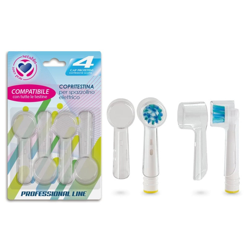 ΘΗΚΗ ΗΛΕΚΤΡΙΚΗΣ ΟΔΟΝΤΟΒΟΥΡΤΣΑΣ 4ΤΕΜ ΚΑΠΑΚΙΑ SETABLU