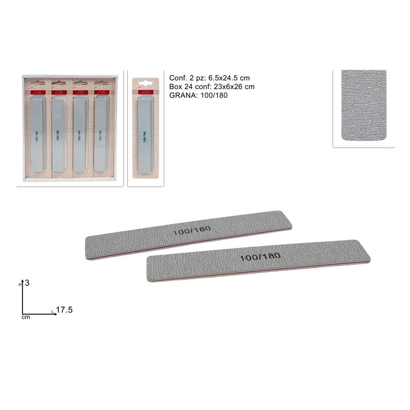 ΛΙΜΕΣ ΝΥΧΙΩΝ 2ΤΕΜ 100/180 ΟΡΘΟΓΩΝΙΑ