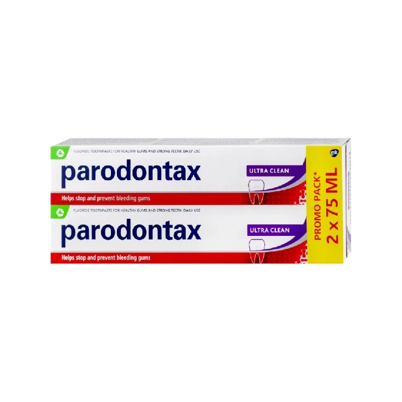 PARODONTAX ΟΔΟΝΤΟΚΡΕΜΑ 75ml 2ΤΕΜ ULTRA CLEAN
