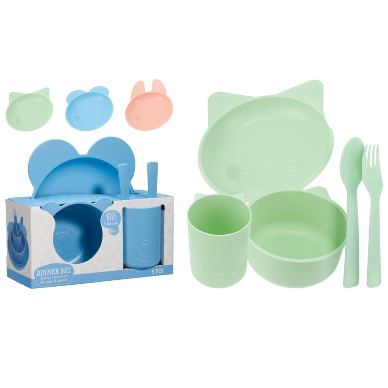 ΣΕΤ ΦΑΓΗΤΟΥ ΠΑΙΔΙΚΟ ΠΛΑΣΤΙΚΟ 5ΤΕΜ