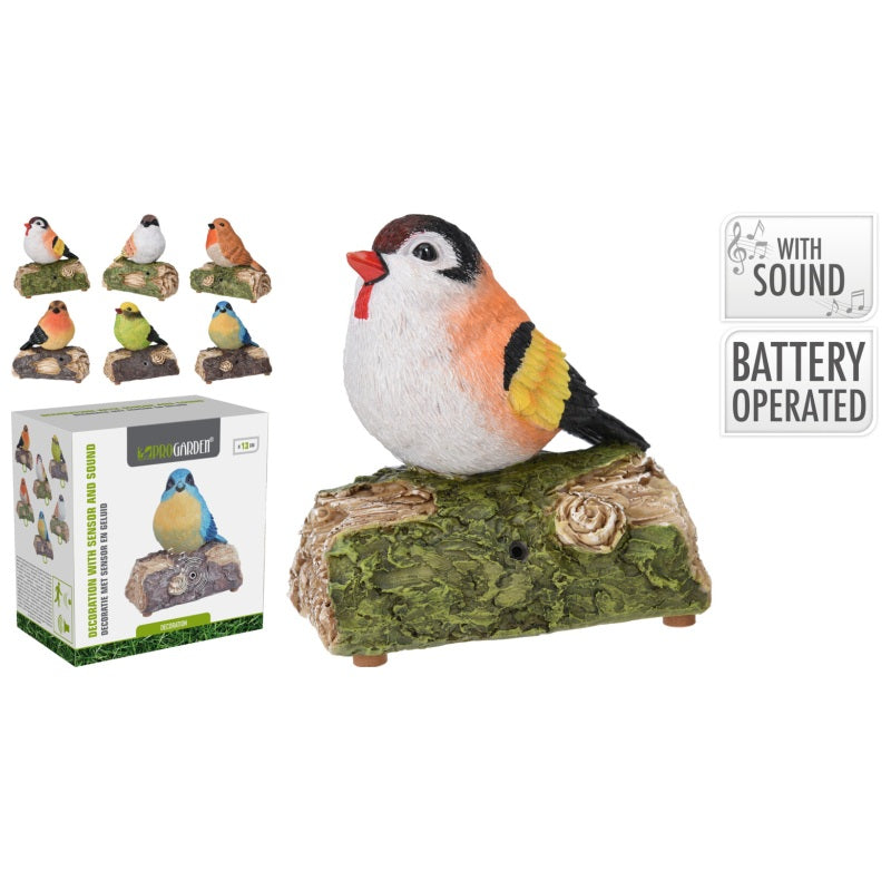 ΠΟΥΛΑΚΙ ΚΕΡΑΜΙΚΟ ΣΕ ΚΛΑΔΙ 13cm ΜΕ ΗΧΟ PROGARDEN