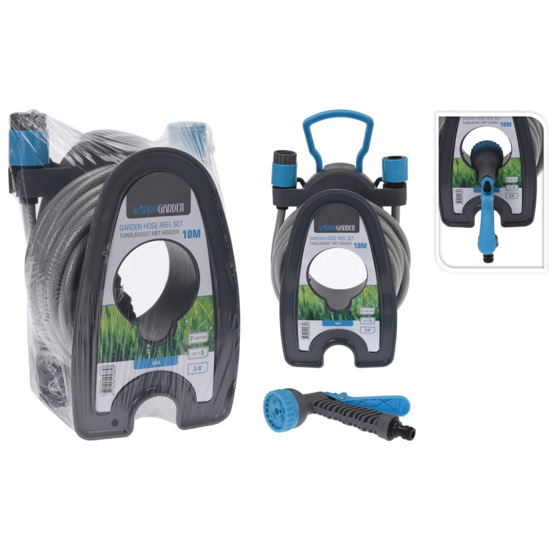 ΑΝΕΜΗ ΜΕ ΛΑΣΤΙΧΟ 10m & ΕΞΑΡΤΗΜΑΤΑ ΠΟΤΙΣΜΑΤΟΣ PRO GARDEN