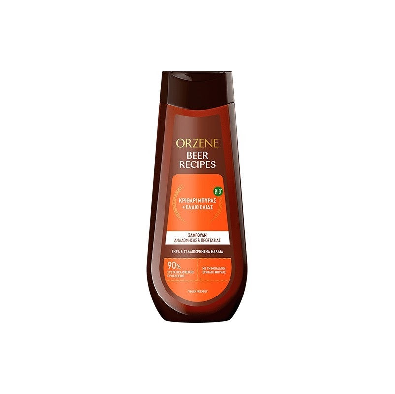 ORZENE ΣΑΜΠΟΥΑΝ ΜΠΥΡΑΣ ΕΛΑΙΟ ΕΛΙΑΣ 400ml