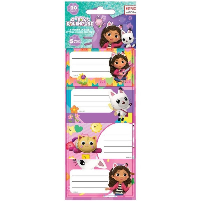 ΕΤΙΚΕΤΕΣ GABBYS ΑΥΤΟΚΟΛΛΗΤΕΣ 20ΤΕΜ