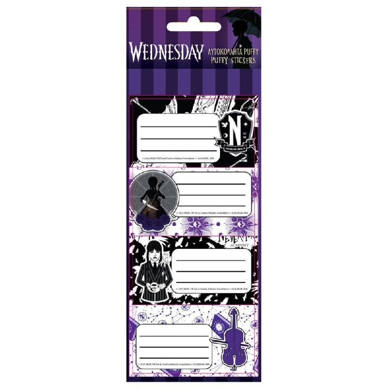 ΕΤΙΚΕΤΕΣ WEDNESDAY ΑΥΤΟΚΟΛΛΗΤΕΣ 20ΤΕΜ