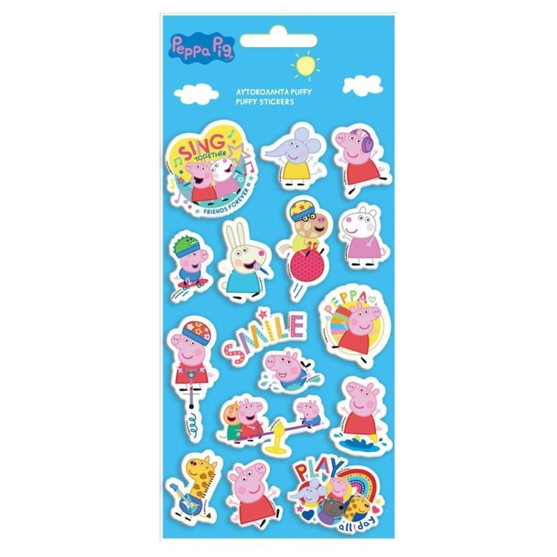 ΑΥΤΟΚΟΛΛΗΤΑ 3D PEPPA PIG