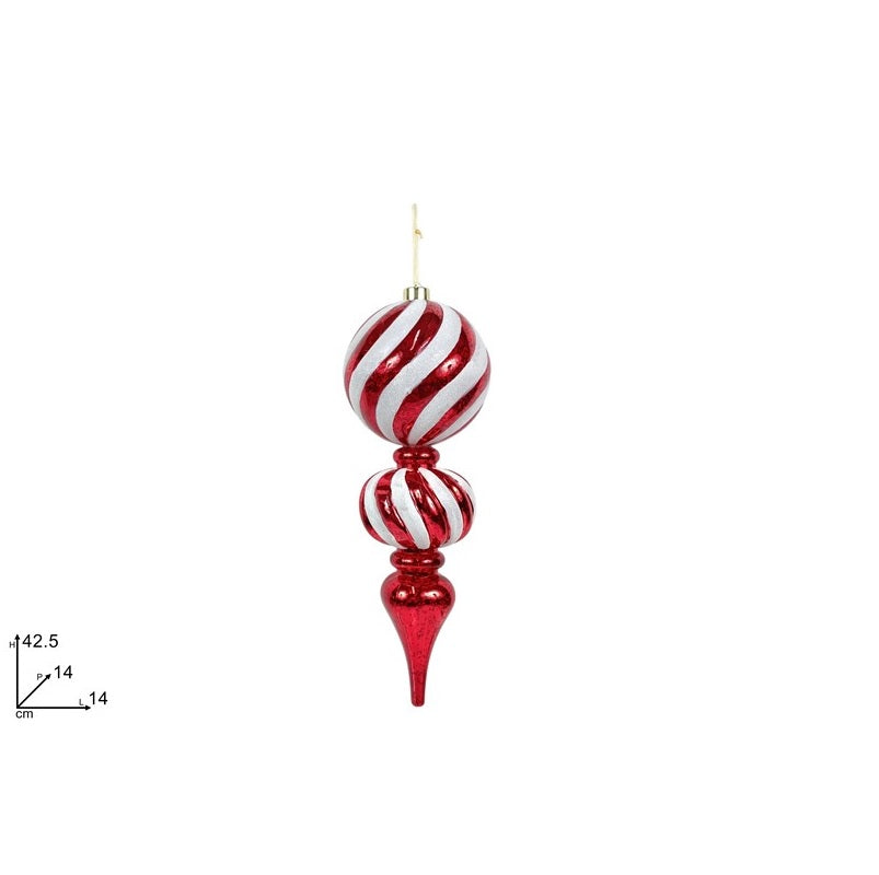 ΣΤΟΛΙΔΙ ΜΠΑΛΕΣ 45x15cm ΚΟΚΚΙΝΟ ΡΙΓΕ GLITTER