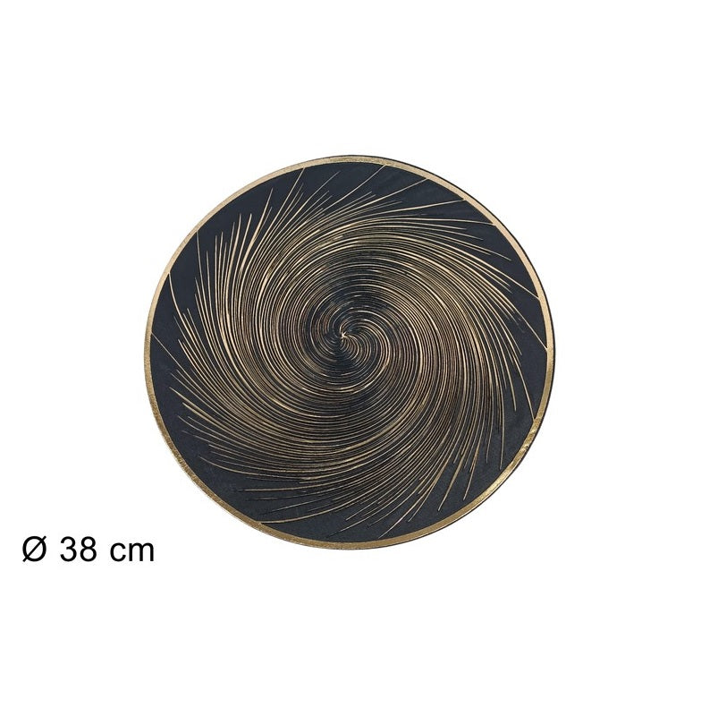 ΣΟΥΠΛΑ ΣΤΡΟΓΓΥΛΟ ΜΑΥΡΟ ΧΡΥΣΟ 38cm