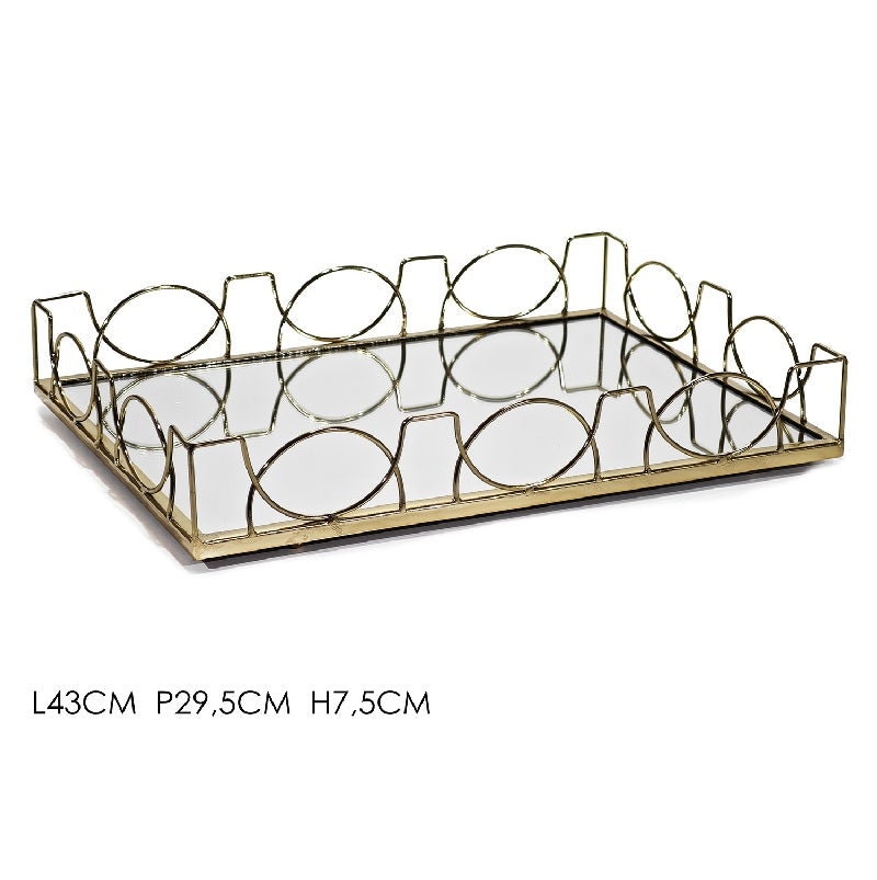 ΔΙΣΚΟΣ ΧΡΥΣΟΣ ΚΑΘΡΕΠΤΗΣ 43x29x7cm