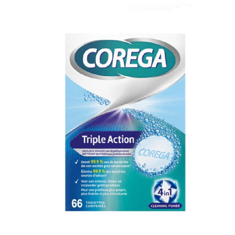 COREGA 66TABS ΚΑΘΑΡΙΣΜΟΥ ΟΔΟΝΤΟΣΤΟΙΧΙΑΣ TRIPLE ACTION
