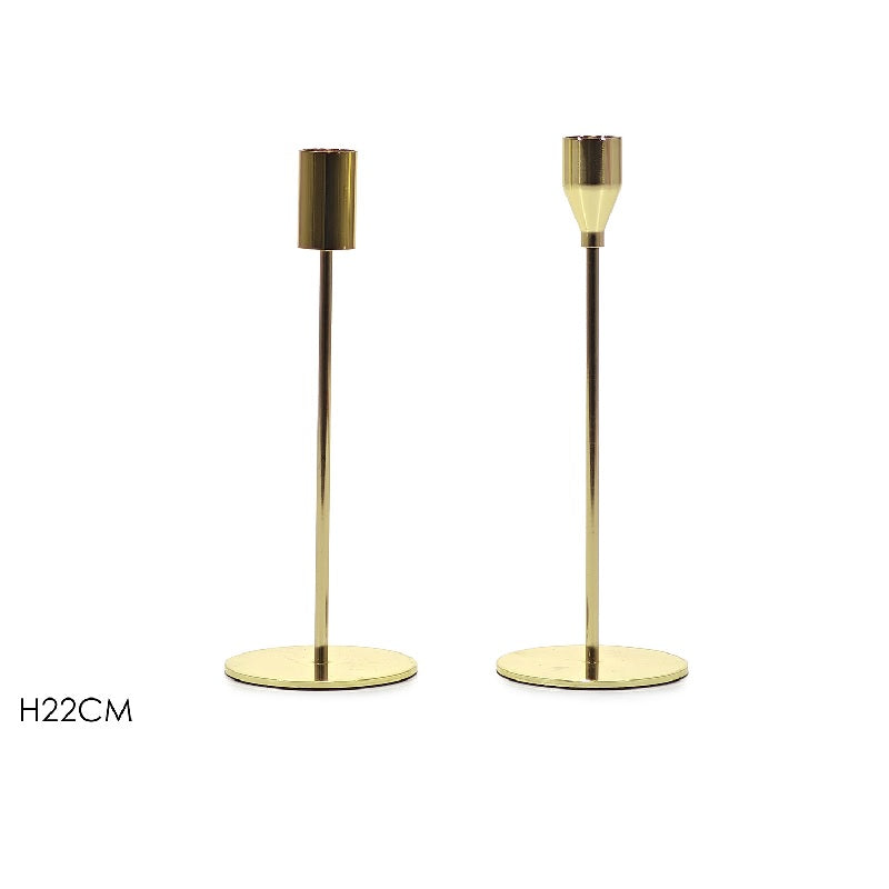 ΚΗΡΟΠΗΓΙΟ ΜΕΤΑΛΛΙΚΟ ΧΡΥΣΟ ΧΡΩΜΑ 8x22cm VESTI CASA