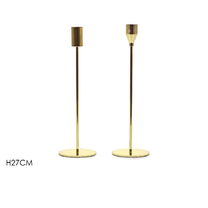 ΚΗΡΟΠΗΓΙΟ ΜΕΤΑΛΛΙΚΟ ΧΡΥΣΟ ΧΡΩΜΑ 8x27cm VESTI CASA