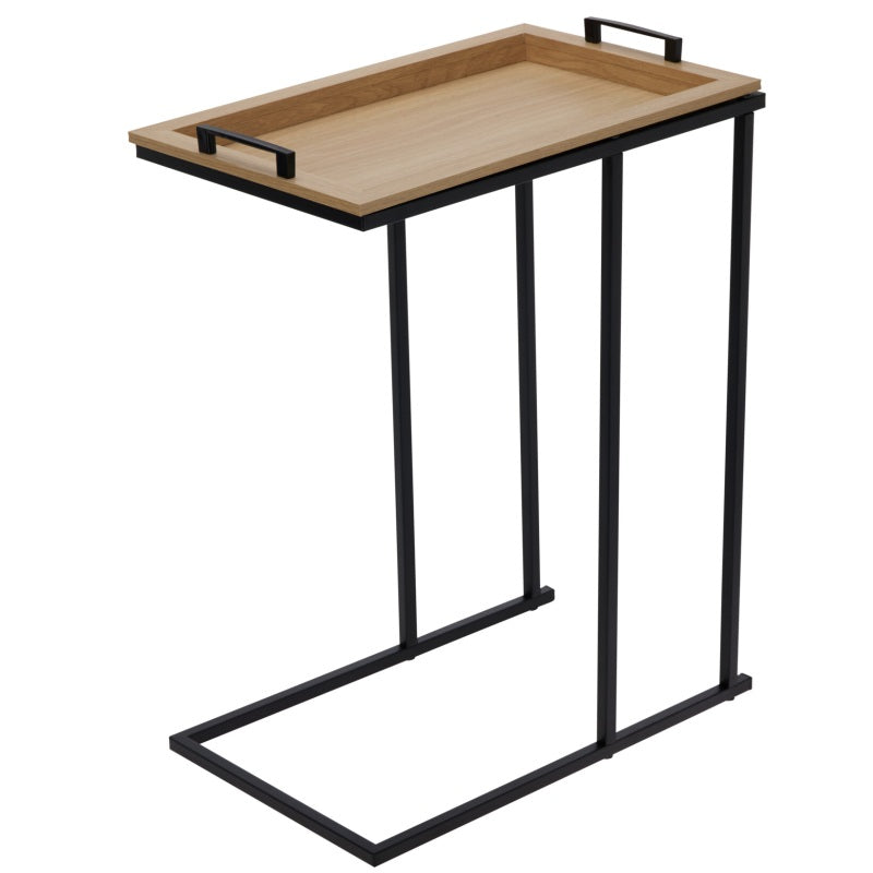 ΤΡΑΠΕΖΑΚΙ ΚΑΝΑΠΕ ΞΥΛΙΝΟ ΜΕΤΑΛΛΙΚΟ 45x28x60cm