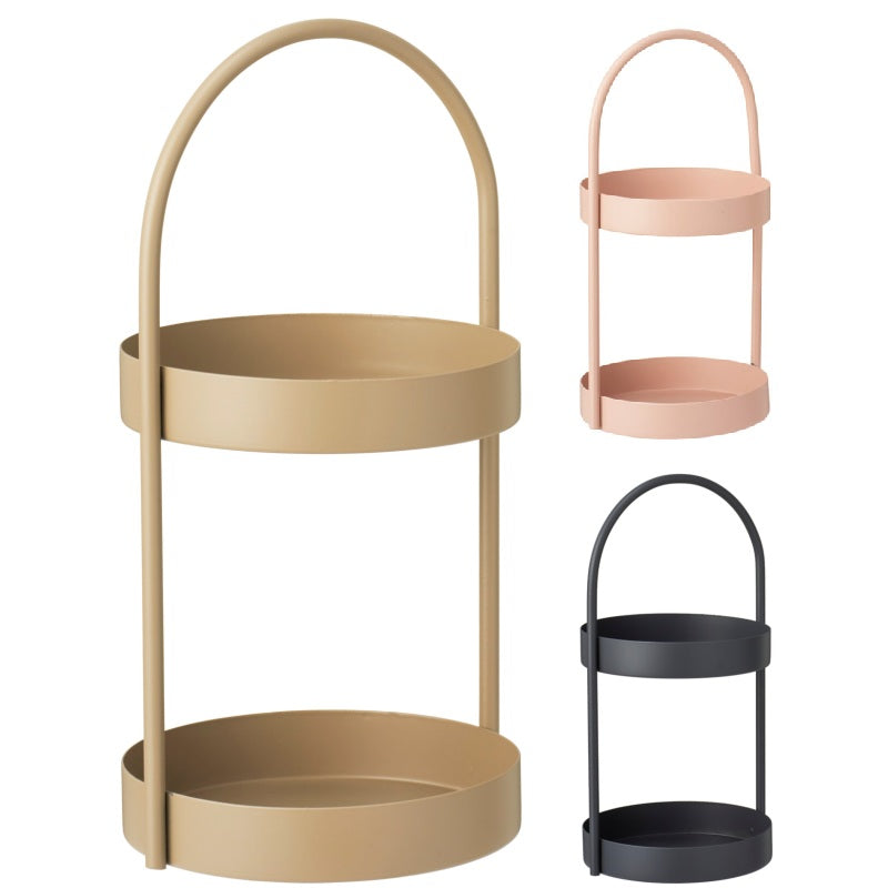 ΡΑΦΙΕΡΑ ΜΠΑΝΙΟΥ 2 ΘΕΣΕΩΝ ΜΕΤΑΛΛΙΚΗ 30x15cm