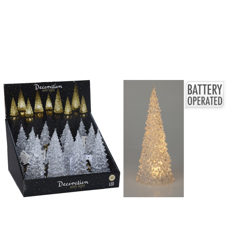 ΔΕΝΤΡΟ LED ΘΕΡΜΟ ΛΕΥΚΟ 17x7cm ΑΚΡΥΛΙΚΟ