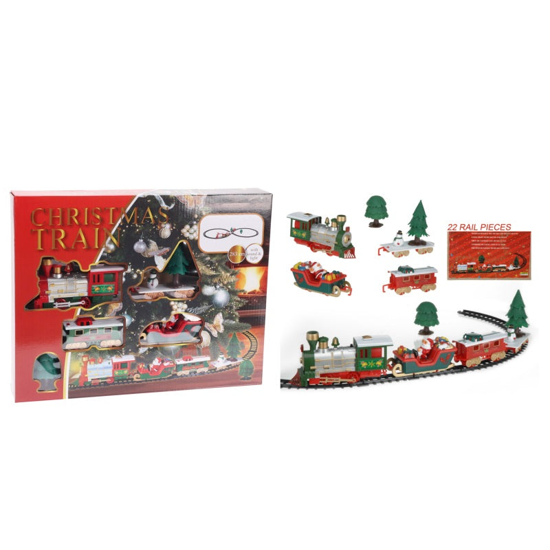 ΤΡΕΝΟ ΣΙΔΗΡΟΔΡΟΜΟΣ 22ΤΕΜ ΜΕ ΗΧΟ ΚΑΙ ΦΩΣ 283cm