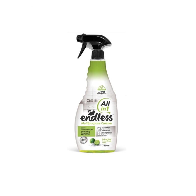 ENDLESS ΥΓΡΟ ΓΕΝΙΚΗΣ ΧΡΗΣΗΣ ΠΟΛΥΚΑΘΑΡΙΣΤΙΚΟ LIME SPRAY 750ml