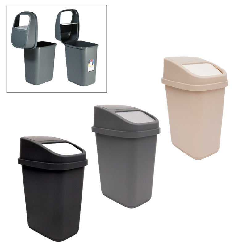 ΚΑΔΟΣ ΠΑΛΛΟΜΕΝΟΣ 5lt ΜΟΝΟΧΡΩΜΟΣ DOUBLE LID
