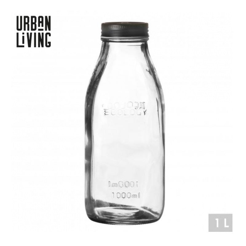 ΦΙΑΛΗ ΝΕΡΟΥ 1lt ΜΕ ΜΑΥΡΟ ΜΕΤΑΛΛΙΚΟ ΚΑΠΑΚΙ