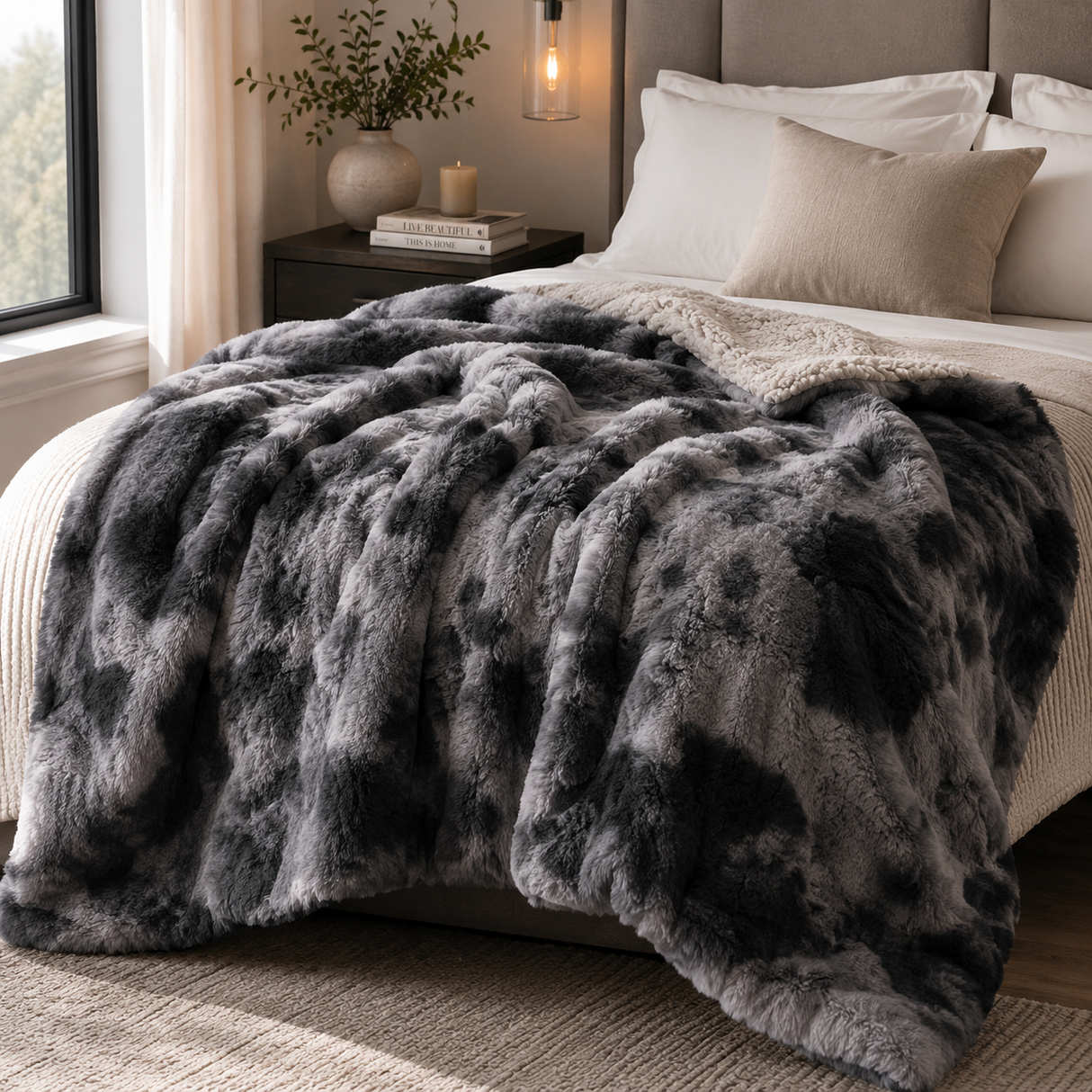 ΠΑΠΛΩΜΑ 200x220cm ΓΟΥΝΑ ΠΡΟΒΑΤΑΚΙ SUPER SOFT