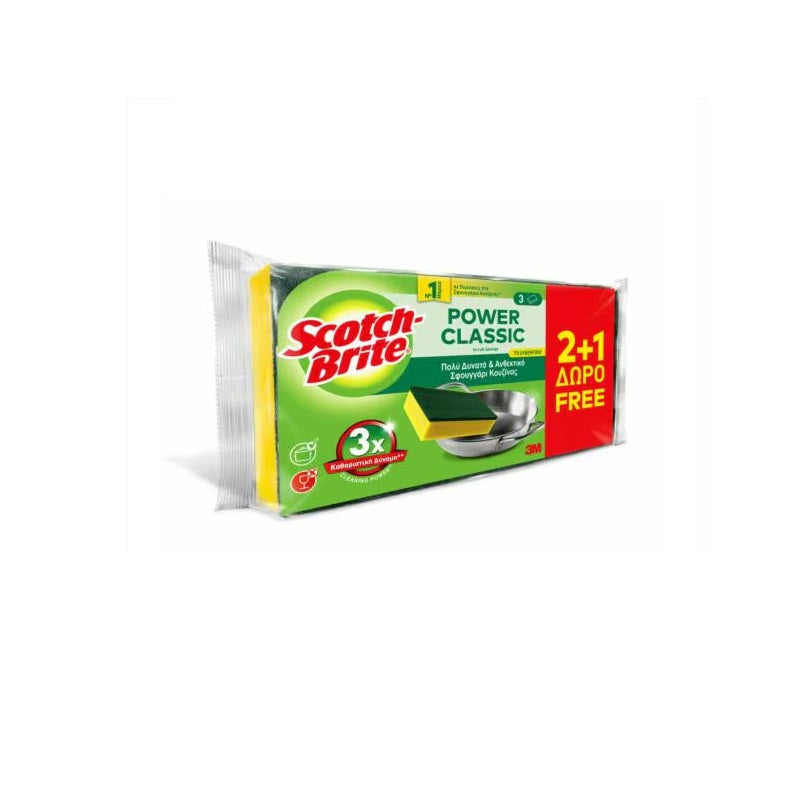 SCOTCH BRITE ΣΦΟΥΓΓΑΡΙ 3ΤΕΜ