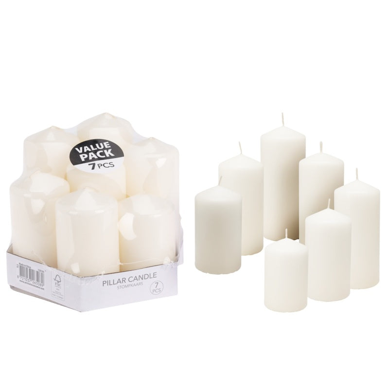 ΚΕΡΙ ΚΟΡΜΟΣ ΛΕΥΚΟ 7ΤΕΜ ΔΙΑΦΟΡΑ ΜΕΓΕΘΗ