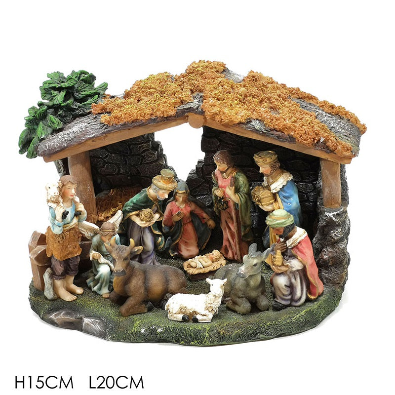 ΦΑΤΝΗ ΜΕ 11 ΦΙΓΟΥΡΕΣ 20x15cm VESTI CASA