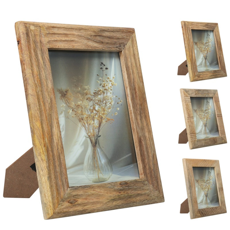 ΦΩΤΟΓΡΑΦΟΘΗΚΗ ΞΥΛΙΝΗ 21x27cm ΑΝΑΓΛΥΦΗ H&S