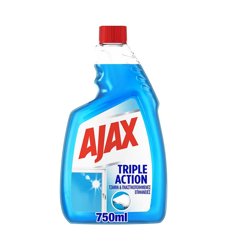 AJAX ΥΓΡΟ ΤΖΑΜΙΩΝ ΑΝΤAΛΛΑΚΤΙΚΟ TRIPLE ACTION 750ml