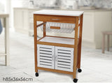 ΤΡΟΛΕΥ ΜΕ ΝΤΟΥΛΑΠΙ 85x56x36cm VESTI CASA
