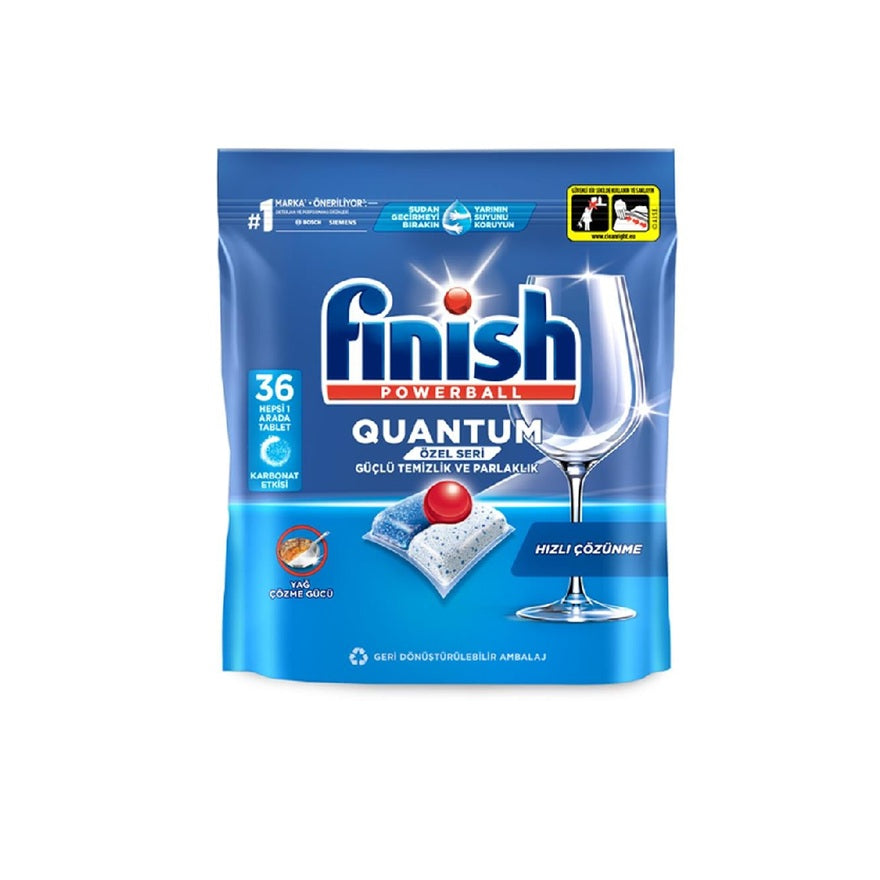 FINISH POWERBALL QUANTUM 36 ΤΑΜΠΛΕΤΕΣ ΠΛΥΝΤΗΡΙΟΥ ΠΙΑΤΩΝ 374gr