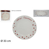 ΠΙΑΤΕΛΑ ΧΑΡΤΙΝΗ XMAS 33cm 2ΤΕΜ