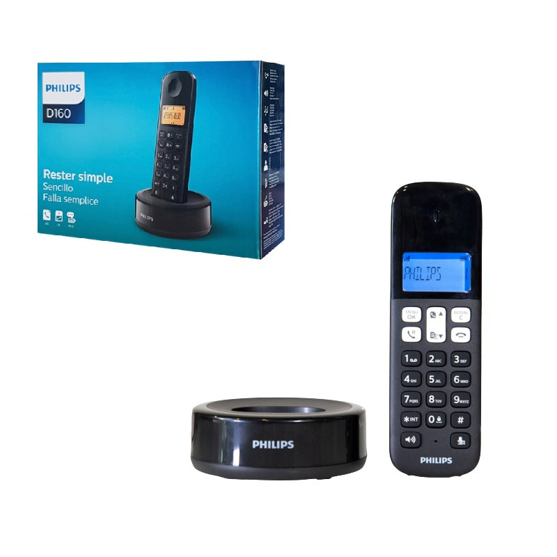 PHILIPS ΑΣΥΡΜΑΤΟ ΤΗΛΕΦΩΝΟ D161 ΜΕ ΑΝΟΙΧΤΗ ΑΚΡΟΑΣΗ
