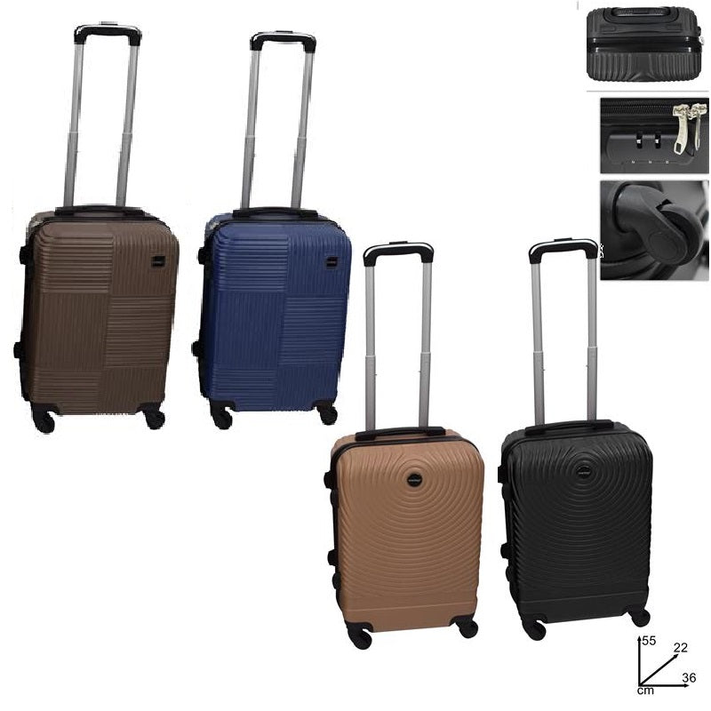 ΒΑΛΙΤΣΑ 55x22x38cm ΚΑΜΠΙΝΑΣ ΣΚΛΗΡΗ ΜΕ 4 ΡΟΔΑΚΙΑ EVERTOP