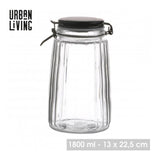 ΒΑΖΟ ΓΥΑΛΙΝΟ 1800ml ΜΕ ΜΕΤΑΛΛΙΚΟ ΚΑΠΑΚΙ ΣΥΡΜΑ