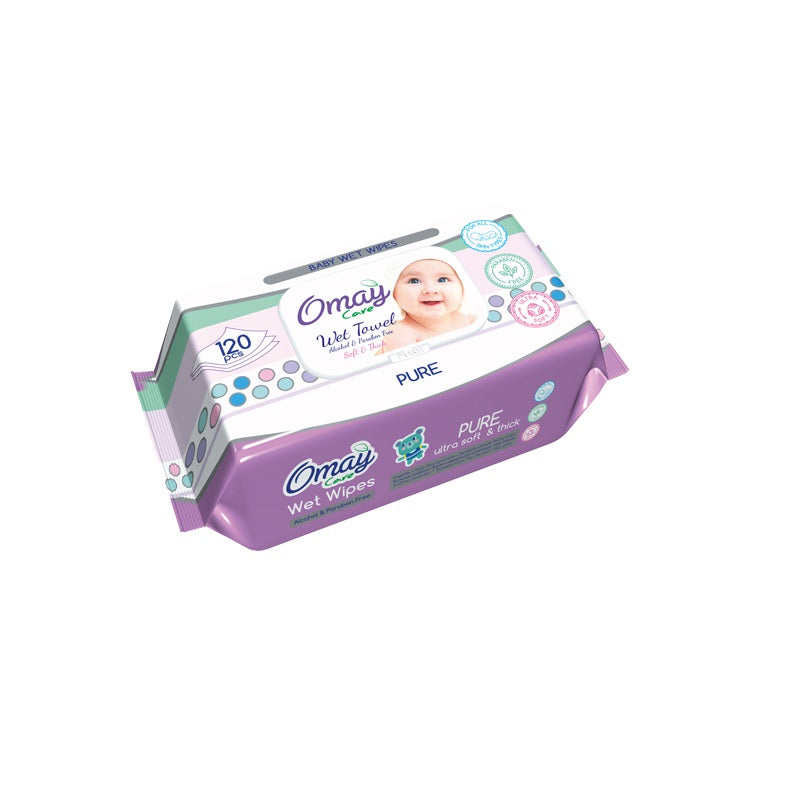 OMAY ΜΩΡΟΜΑΝΤΗΛΑ 120ΤΕΜ PURE ΜΕ ΚΑΠΑΚΙ