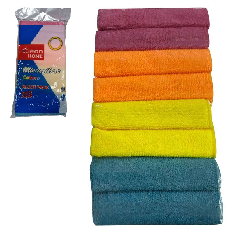 ΠΑΝΑΚΙ ΜΙΚΡΟΦΙΜΠΡΑ 30x30εκ CLEAN HOME 8ΤΕΜ
