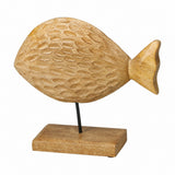 ΔΙΑΚΟΣΜΗΤΙΚΟ ΞΥΛΙΝΟ ΨΑΡΙ 22cm ΜΕ ΒΑΣΗ