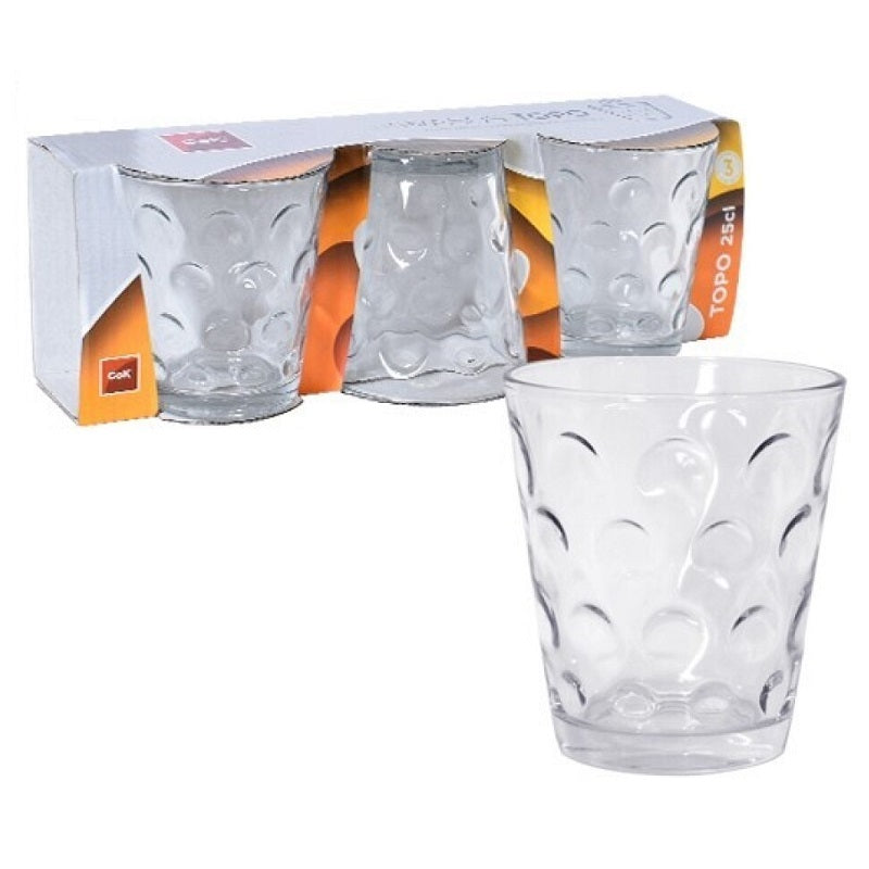 ΠΟΤΗΡΙ ΟΥΙΣΚΙ 3ΤΕΜ VASOS TOPO 25cl COK