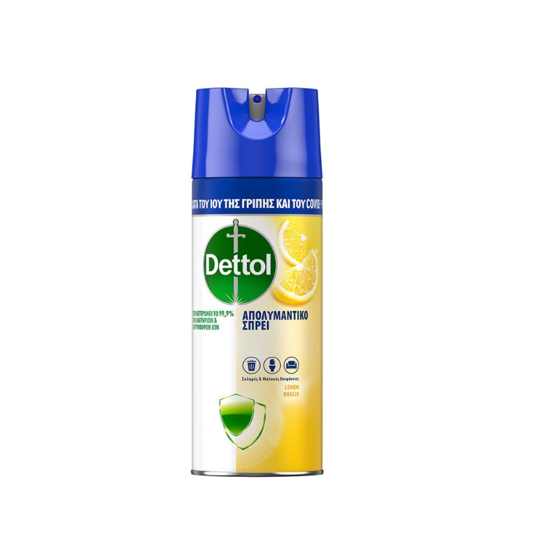 DETTOL SPRAY 400ml LEMON BREEZE