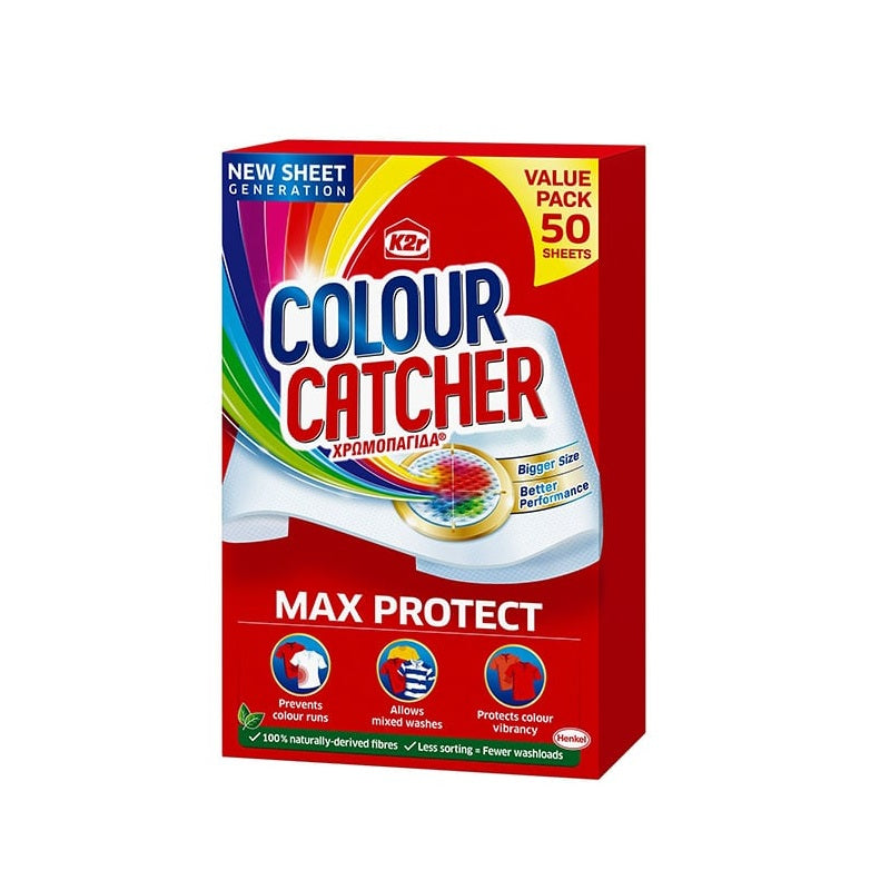 ΧΡΩΜΟΠΑΓΙΔΑ 50 ΦΥΛΛΑ COLOUR CATCHER MAX PROTECT